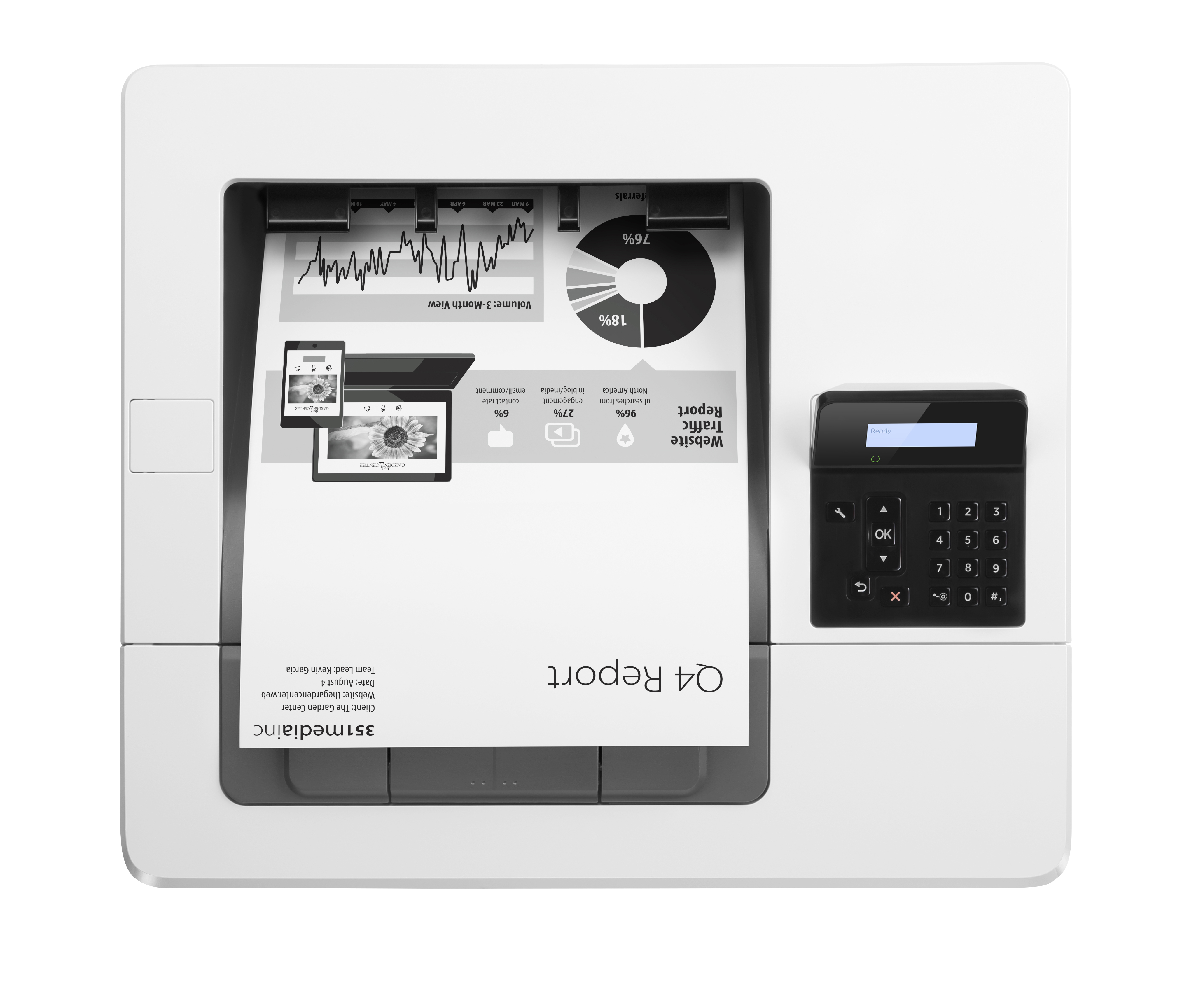 HP LaserJet Pro M501dn Mono Laser Printer