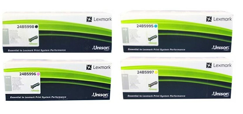 Lexmark 24B599 4 Colour Toner Cartridge Multipack