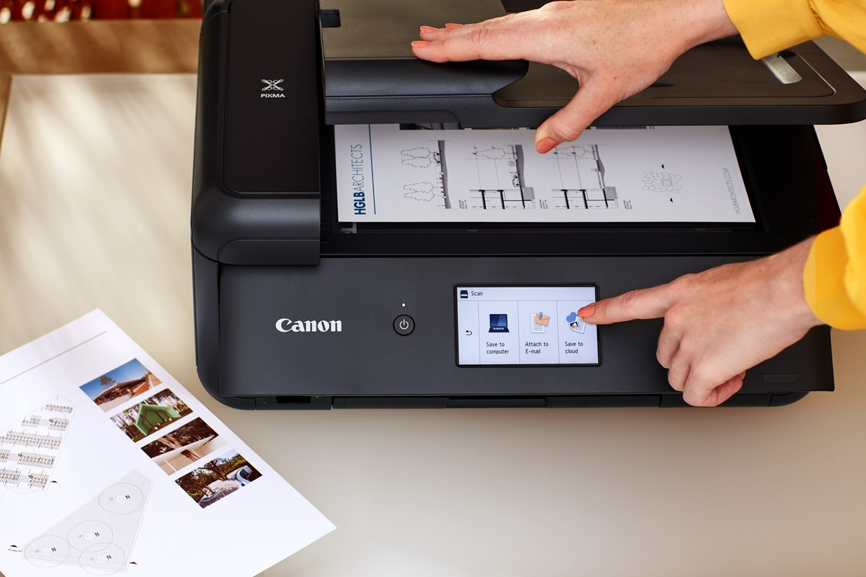 Canon PIXMA TS9550a Multifunction Inkjet Printer