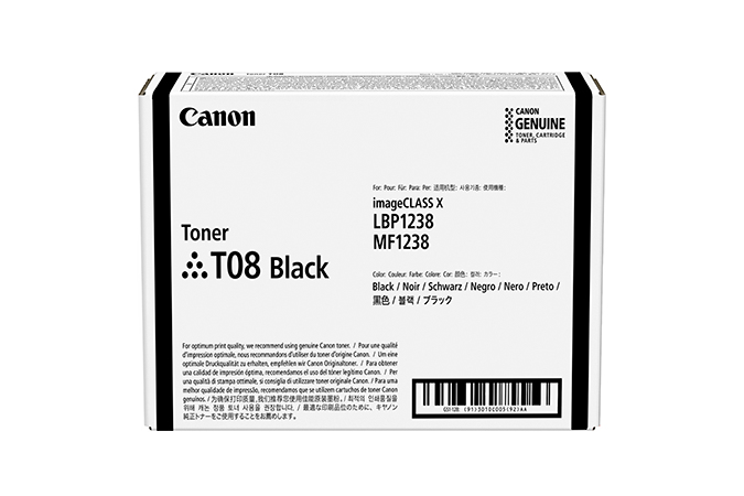 Canon T08 Black Toner Cartridge - (3010C006)