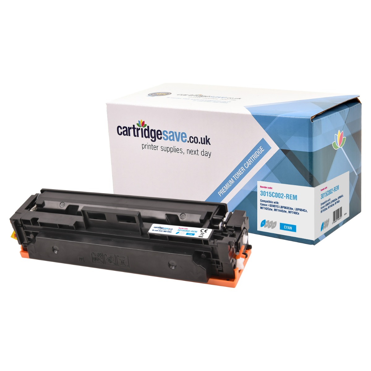 Compatible Canon 055 Cyan Toner Cartridge - (3015C002)