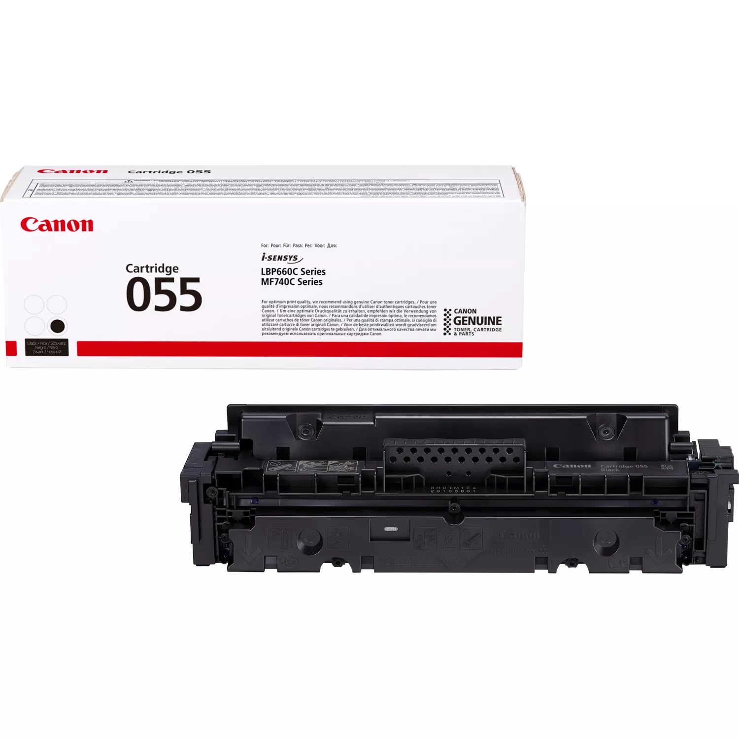 Canon 055 Black Toner Cartridge - (3016C002)