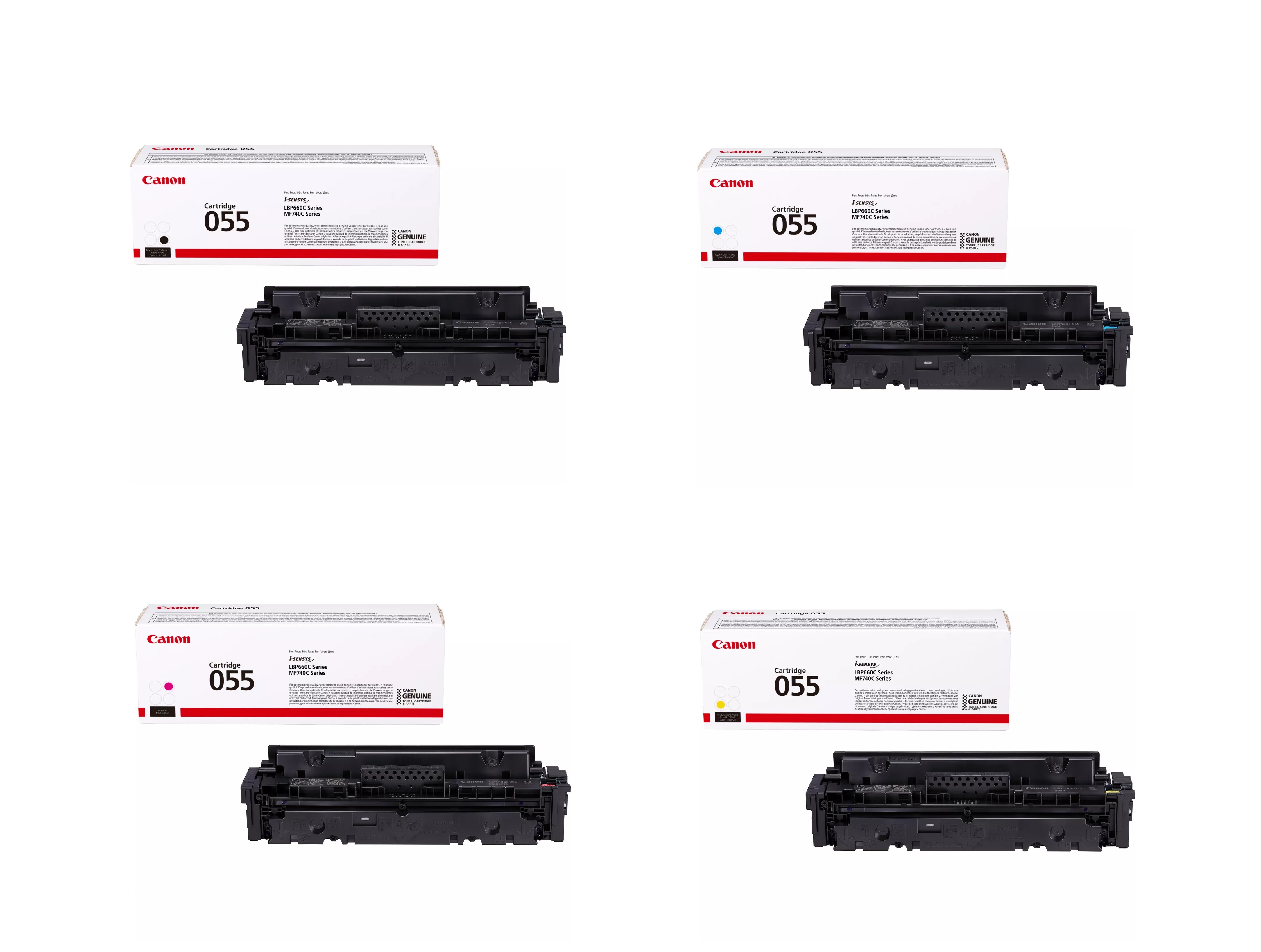 Canon 055 4 Colour Toner Cartridge Multipack