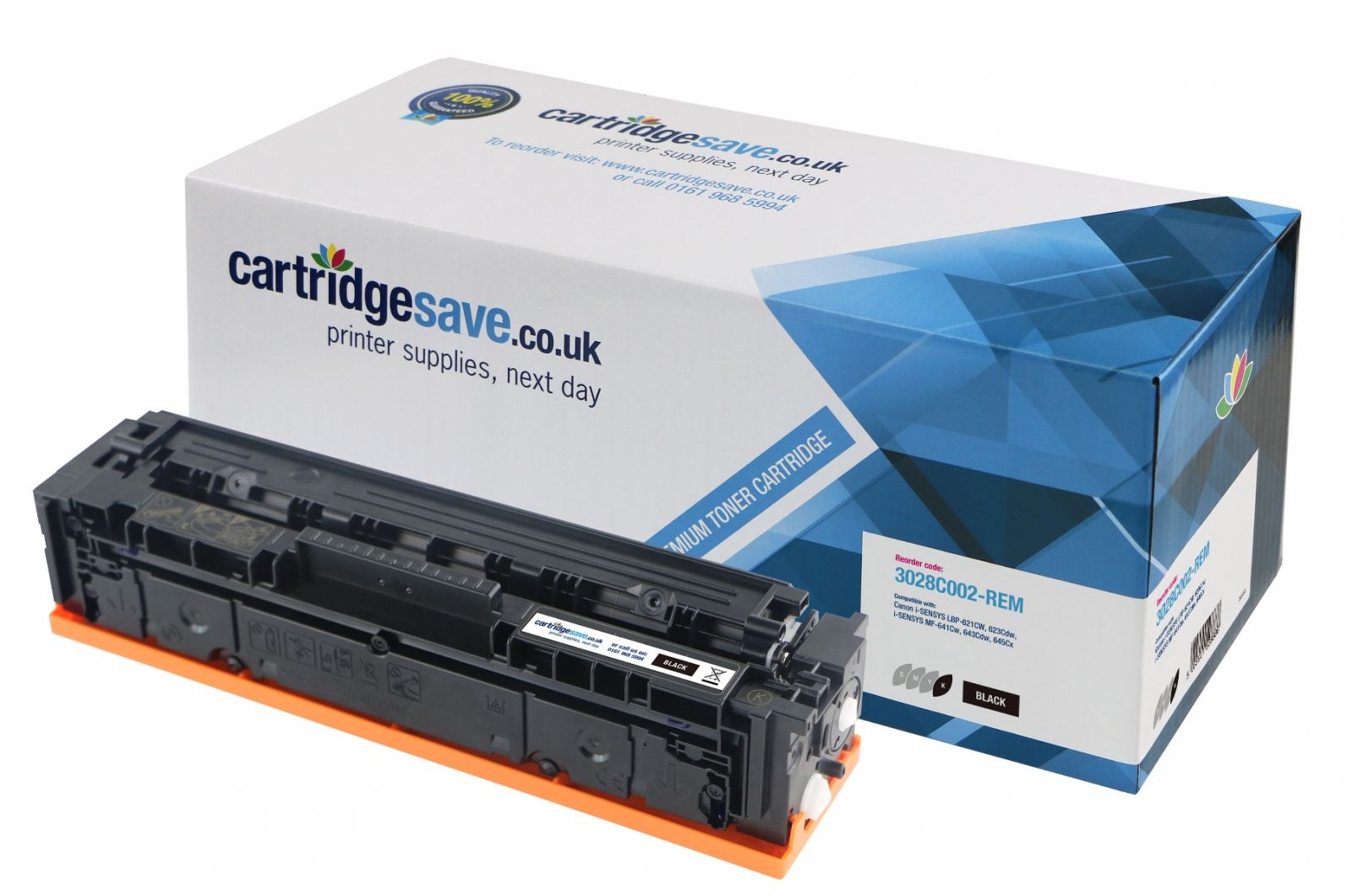 Compatible High Capacity Canon 054H Black Toner Cartridge - (3028C002)