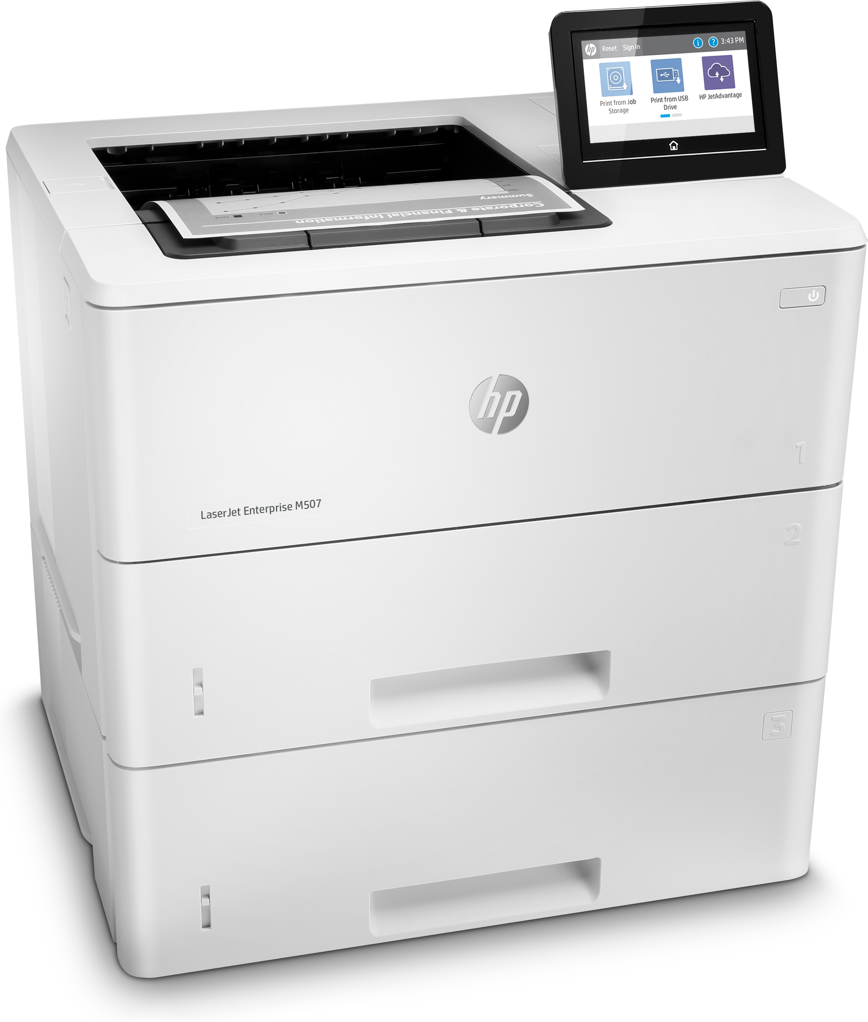 HP LaserJet Enterprise M507x Laser Printer