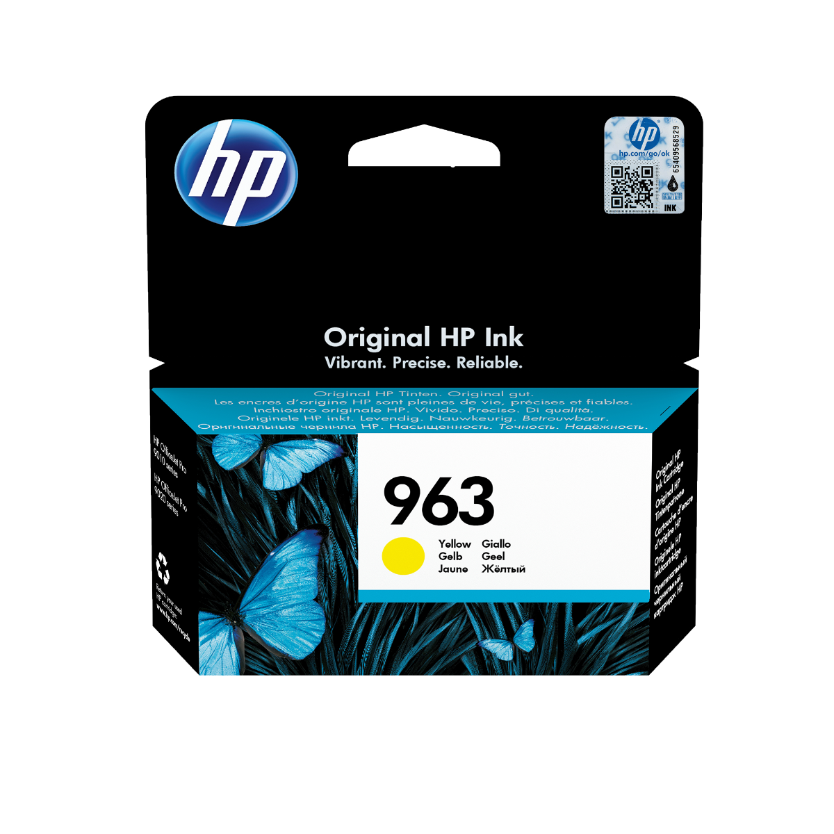 HP 963 Yellow Ink Cartridge (3JA25AE)