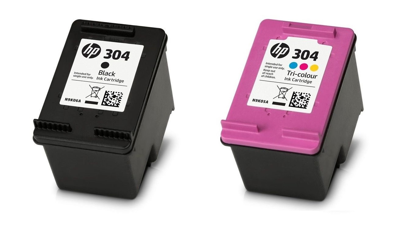 HP 304 Black & Tri-Colour Ink Cartridge Multipack (3JB05AE)