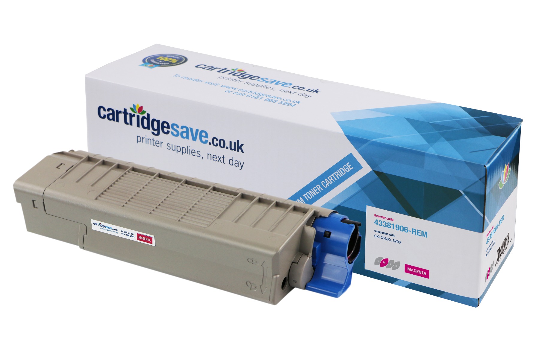 Compatible Oki 43381906 Magenta Toner Cartridge