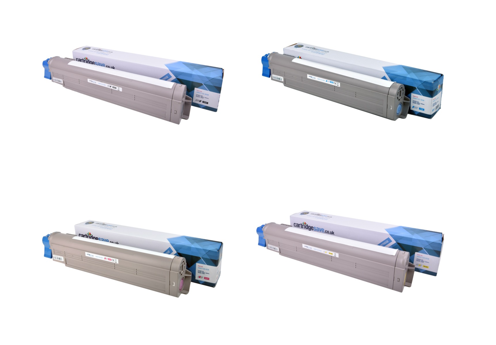 Compatible OKI 438371 4 Colour Toner Cartridge Multipack