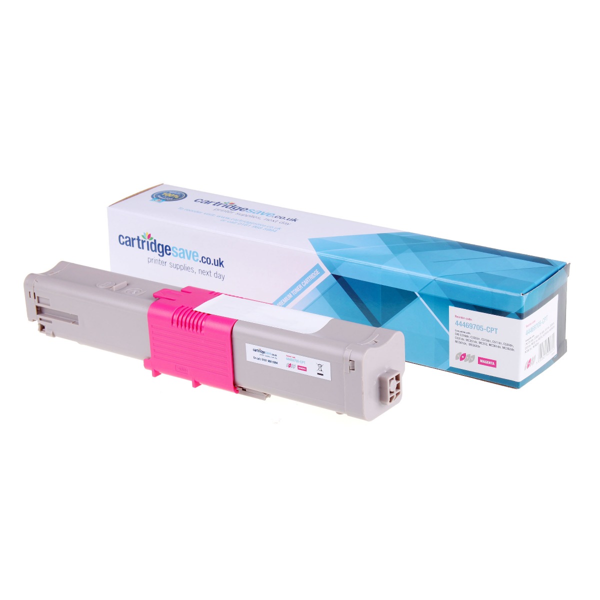 Compatible Oki 44469705 Magenta Toner Cartridge