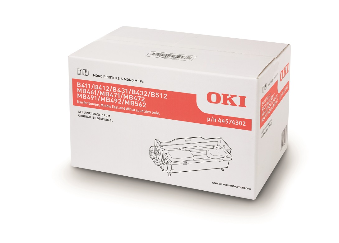 Oki 44574302 Black Image Drum