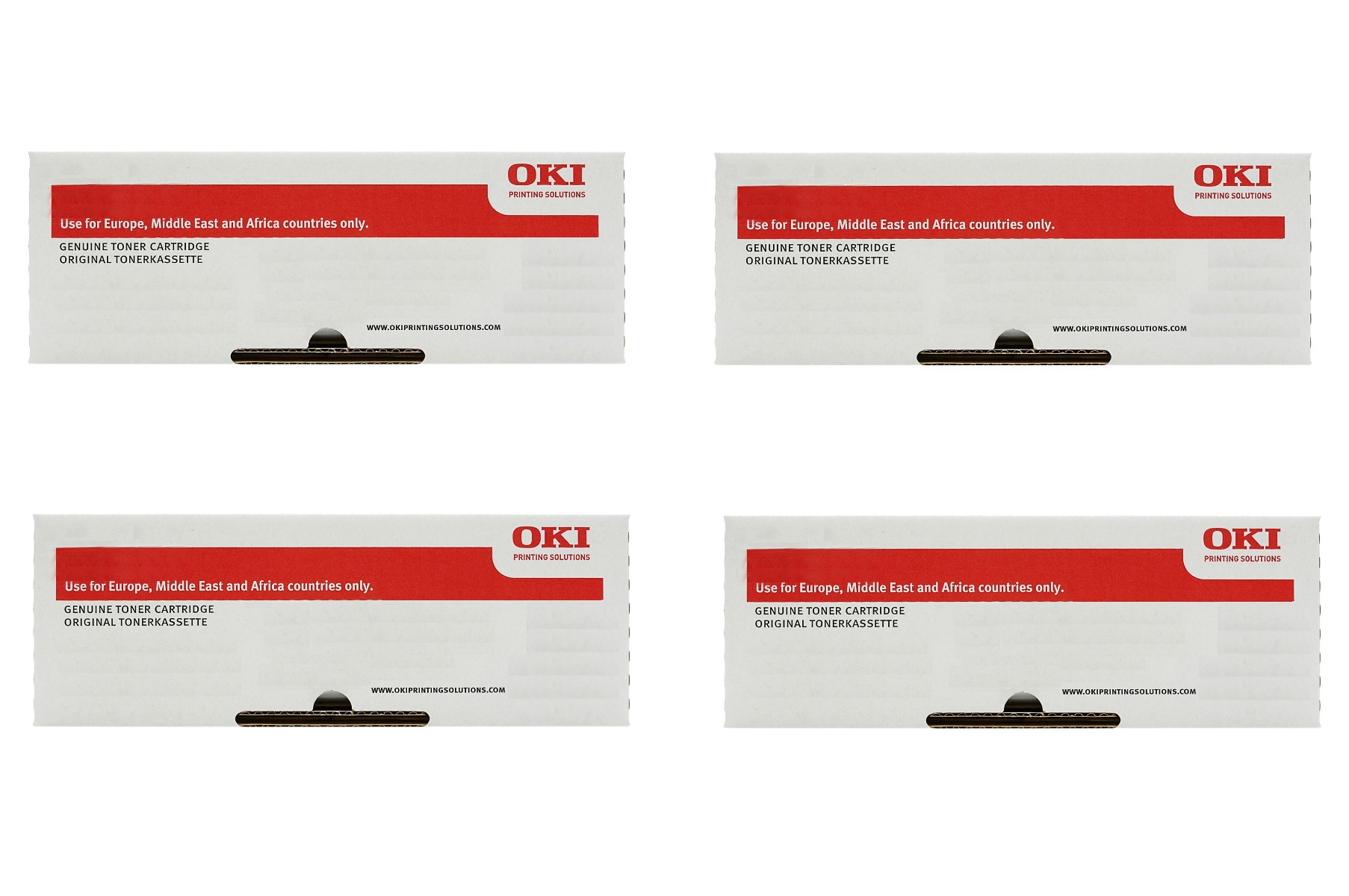 Oki 4497351 4 Colour Toner Cartridge Multipack