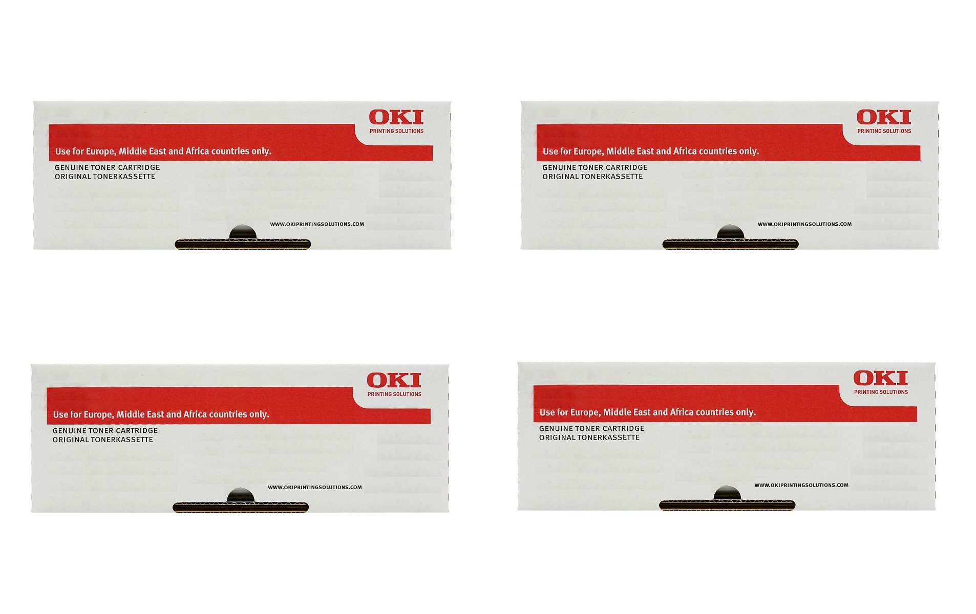 OKI 4539621 4 Colour Toner Cartridge Multipack