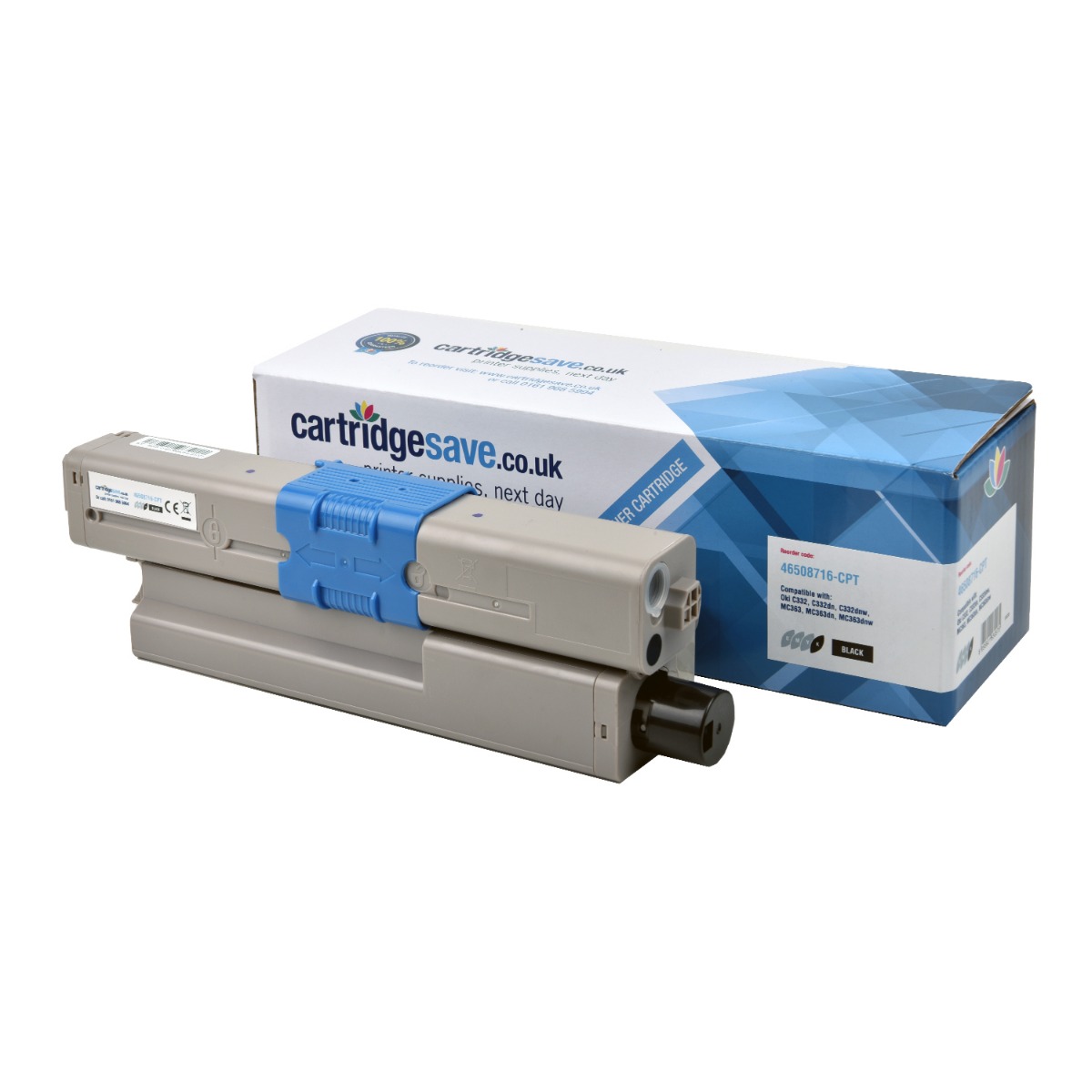 Compatible Oki 46508716 Black Toner Cartridge