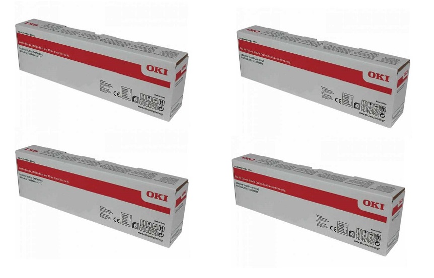 Oki 468613 High Capacity 4 Colour Toner Cartridge Multipack