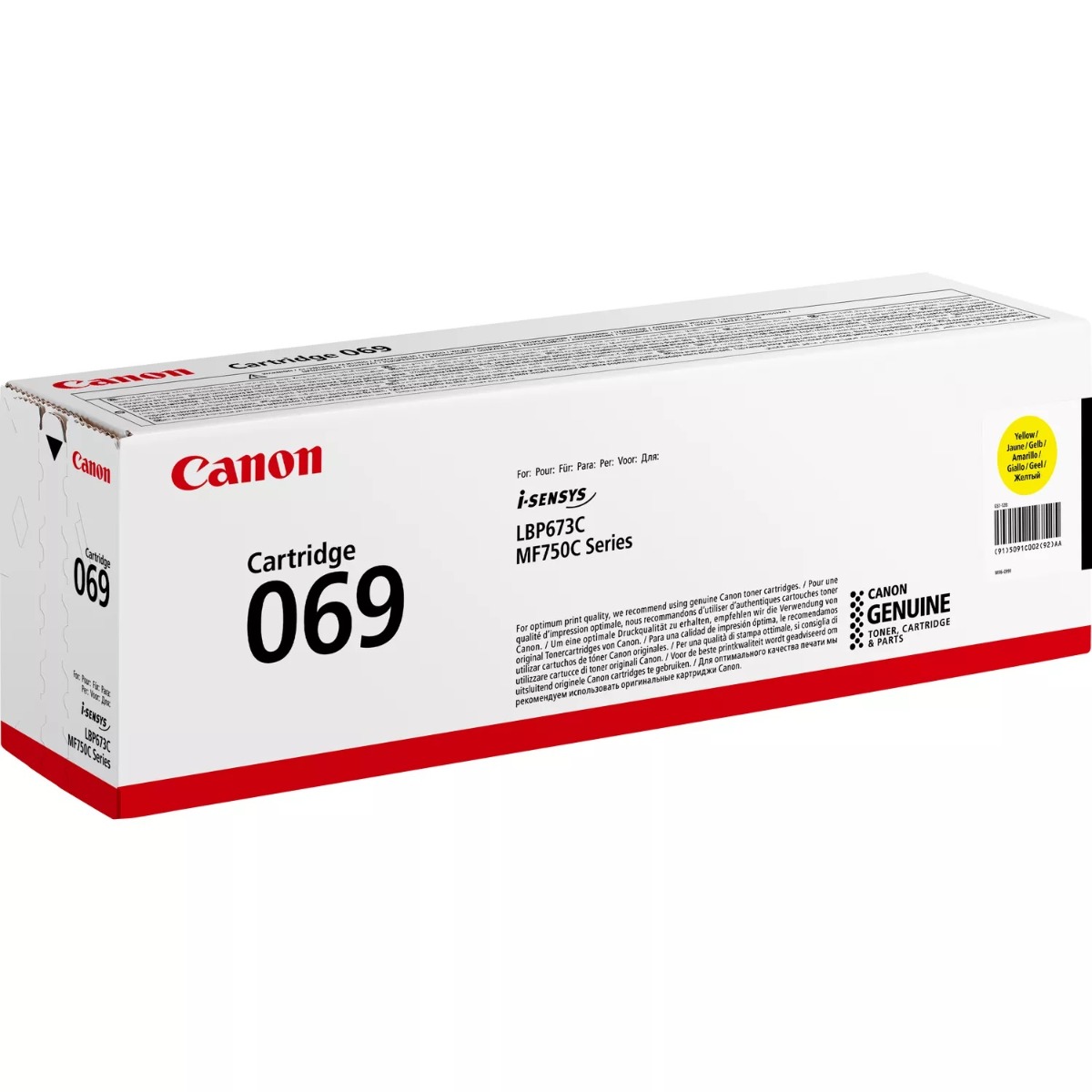 Canon 069 Yellow Toner Cartridge (5091C002)