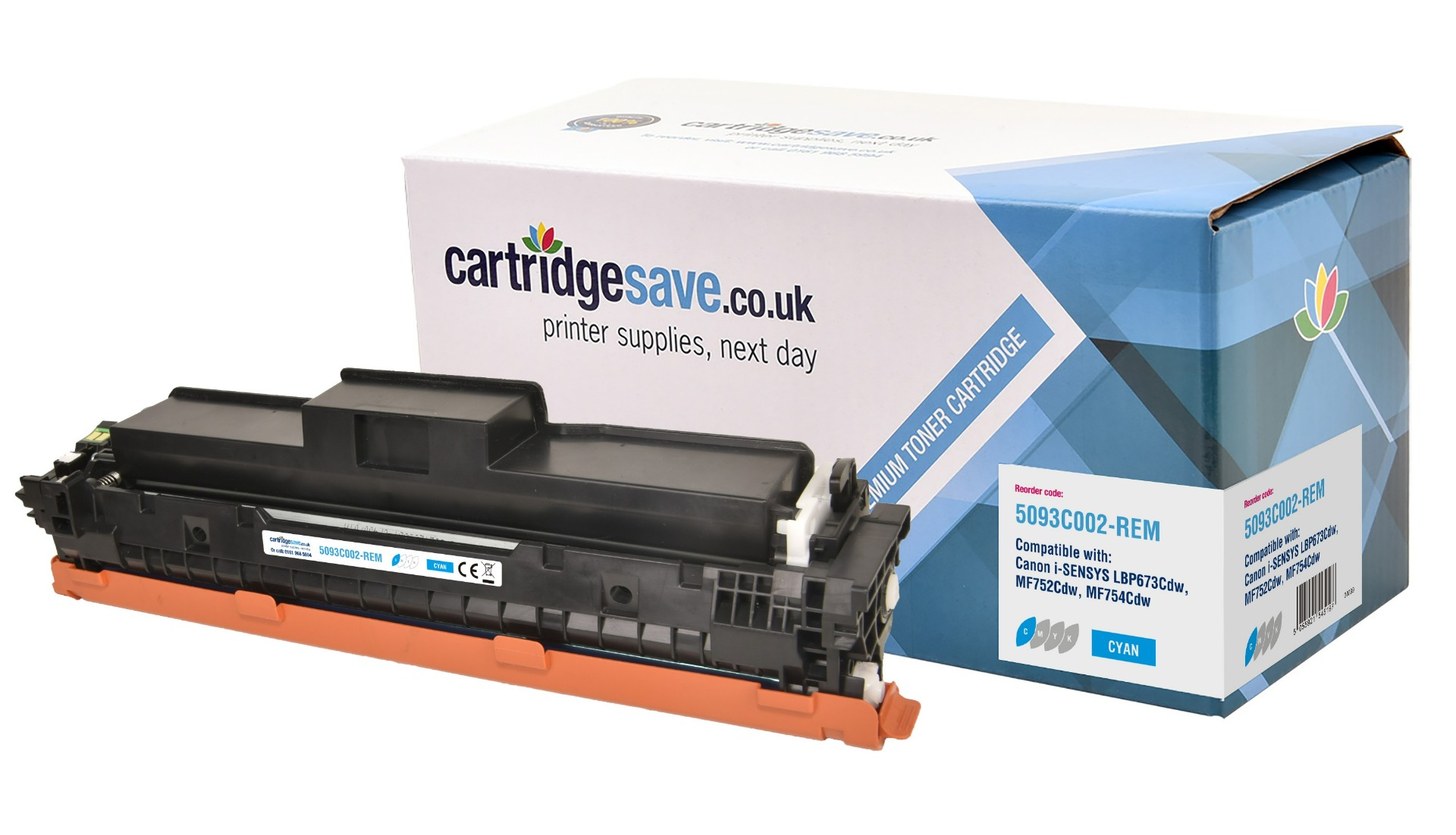 Compatible Canon 069 Cyan Toner Cartridge - (5093C002)