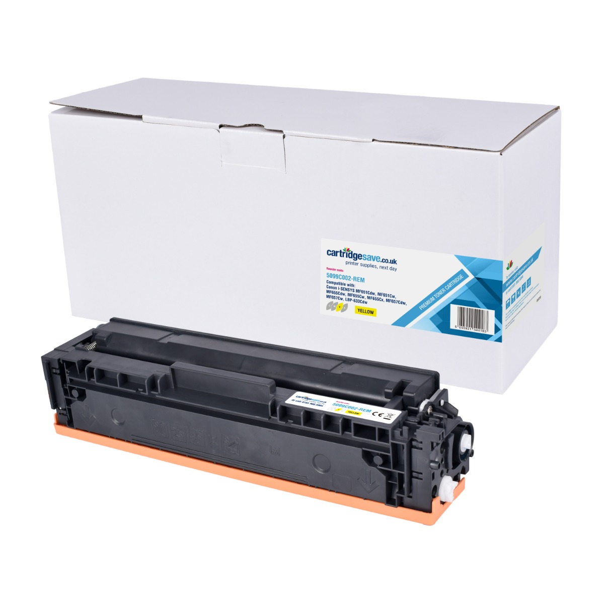 Compatible Canon 067 Yellow Toner Cartridge - (5099C002)