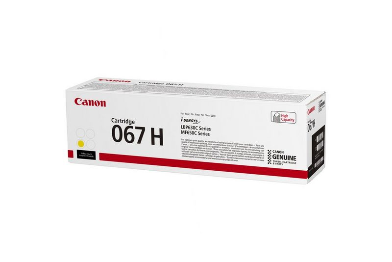 Canon 067HY High Capacity Yellow Toner Cartridge (5103C002)