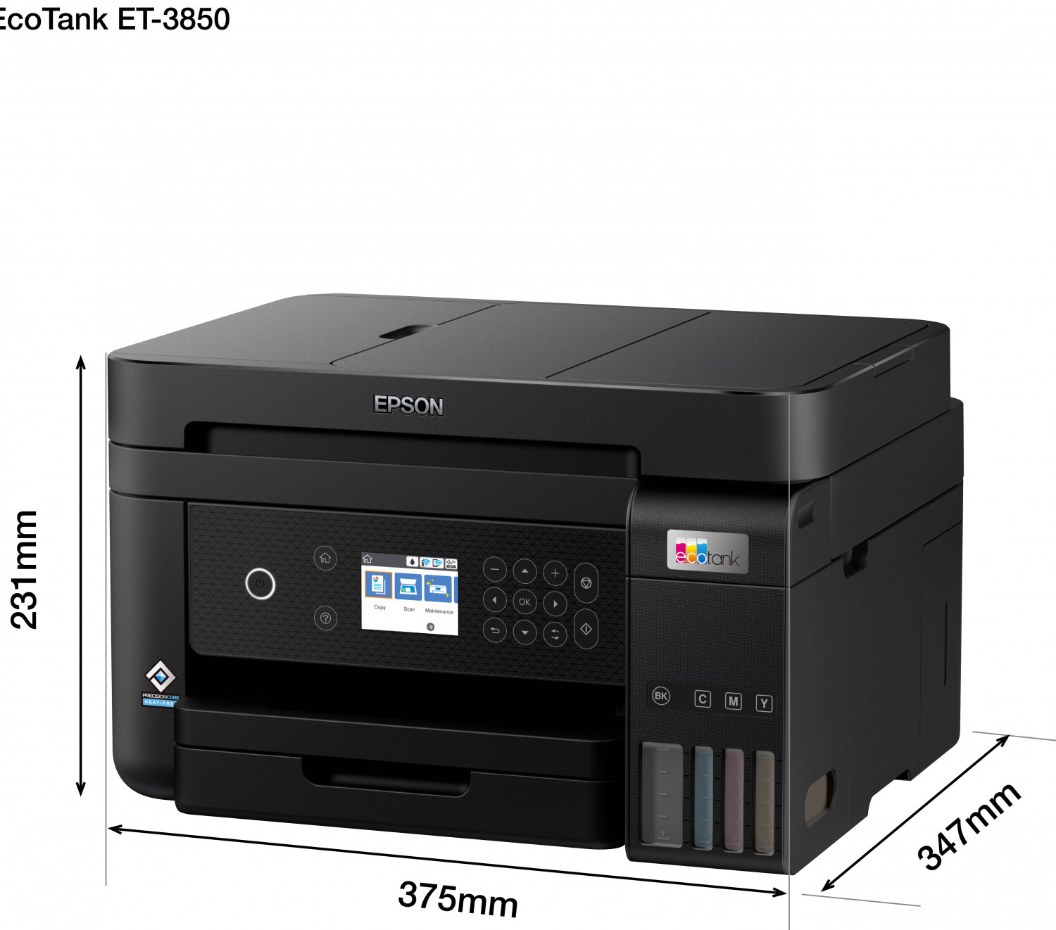 Epson EcoTank ET-3850 A4 Inkjet Printer