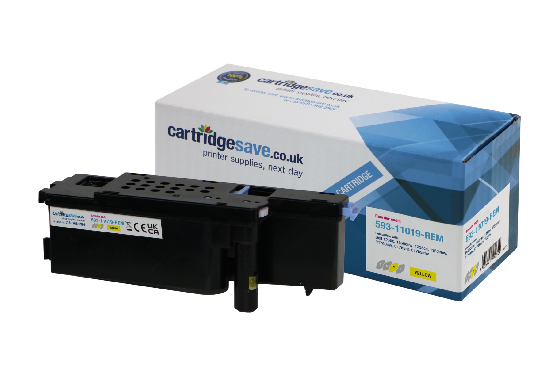 Compatible Dell 59311019 High Capacity Yellow Toner Cartridge