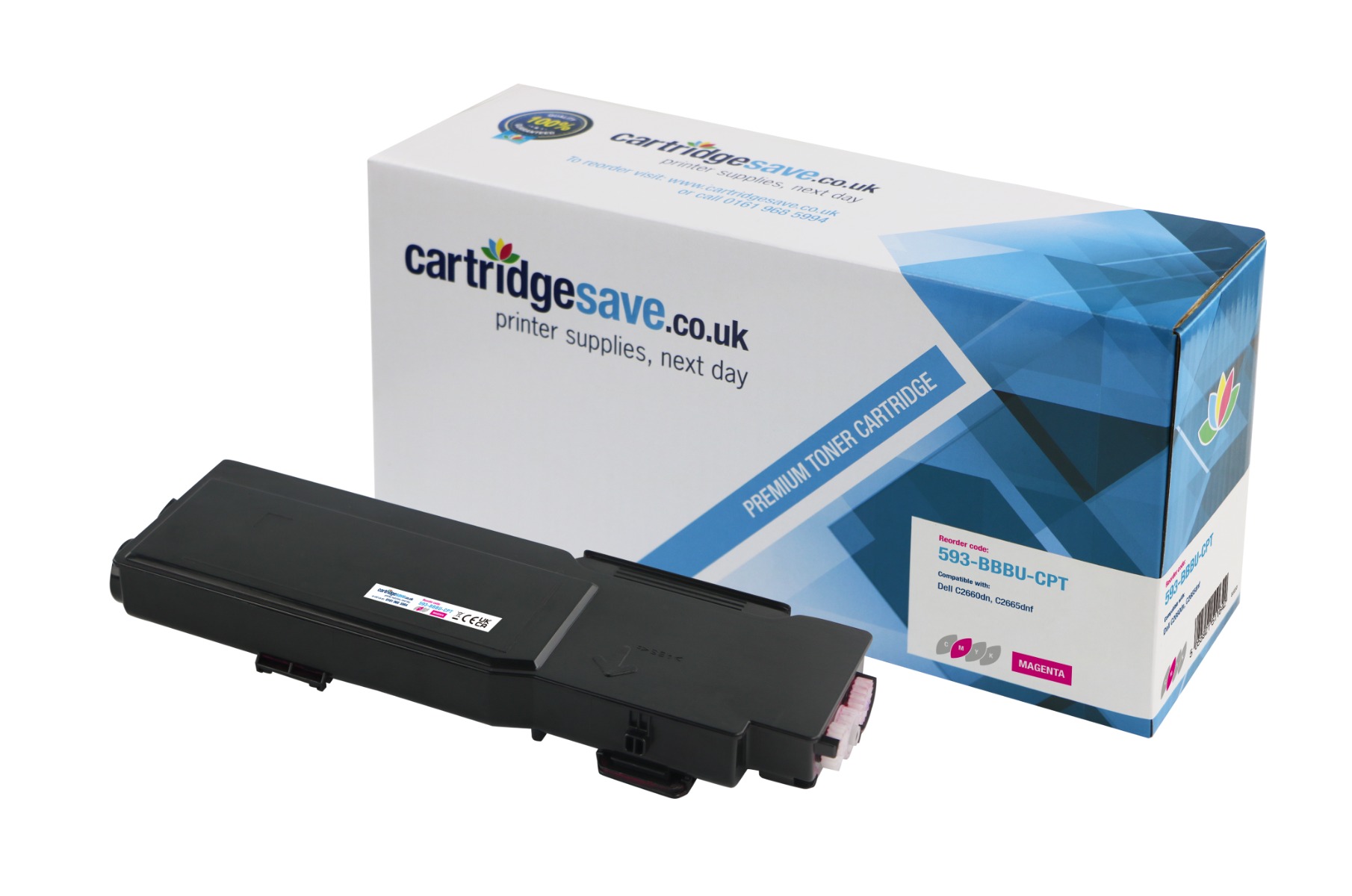 Compatible Dell VXCWK High Capacity Magenta Toner Cartridge (593-BBBS)