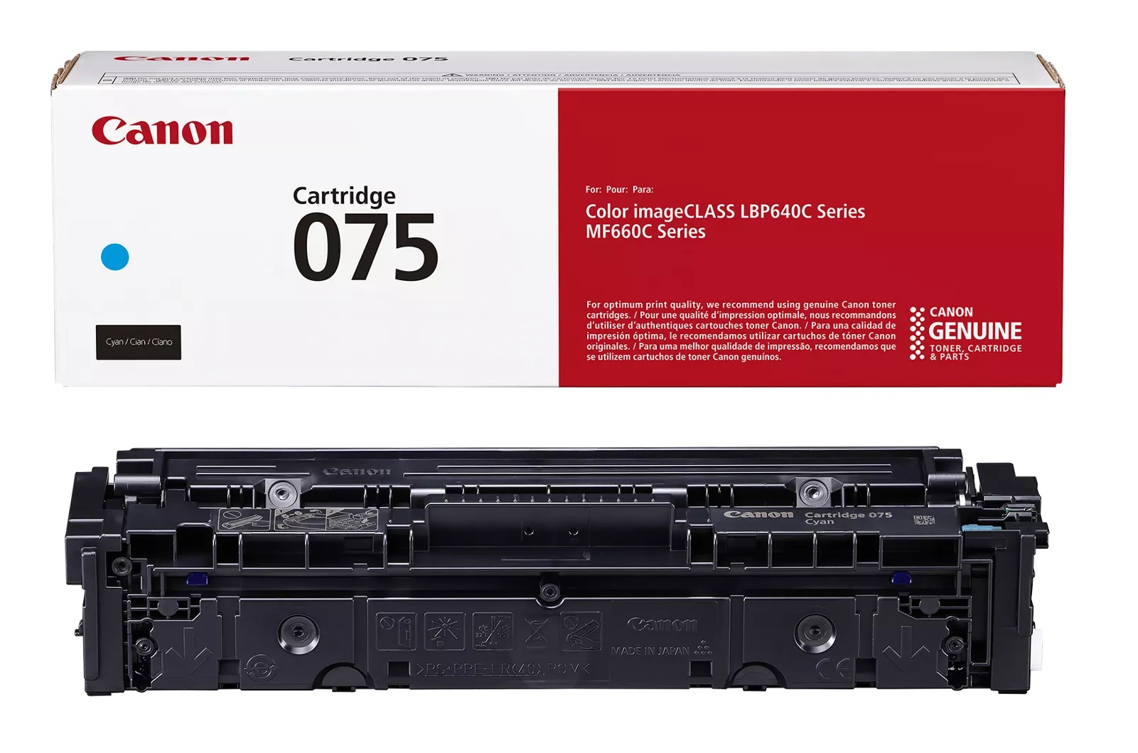 Canon 6364C002 Cyan Toner Cartridge - (075C)	