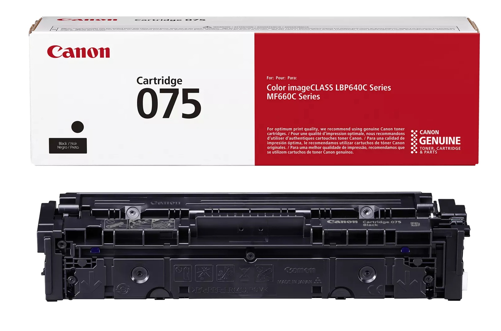 Canon 6365C002 Black Toner Cartridge - (075BK)	
