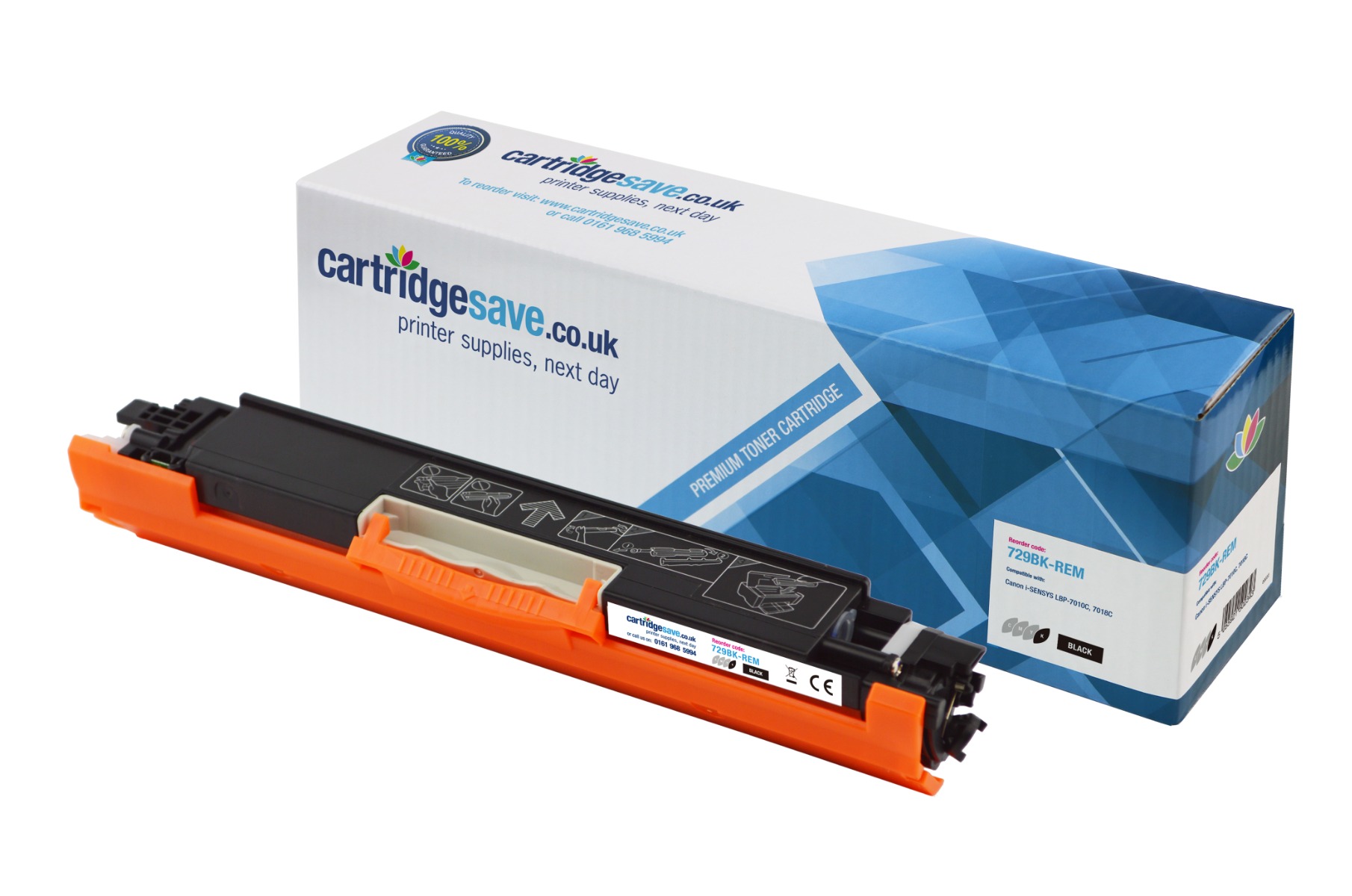 Compatible Canon 729 Black Toner Cartridge - (4370B002AA)