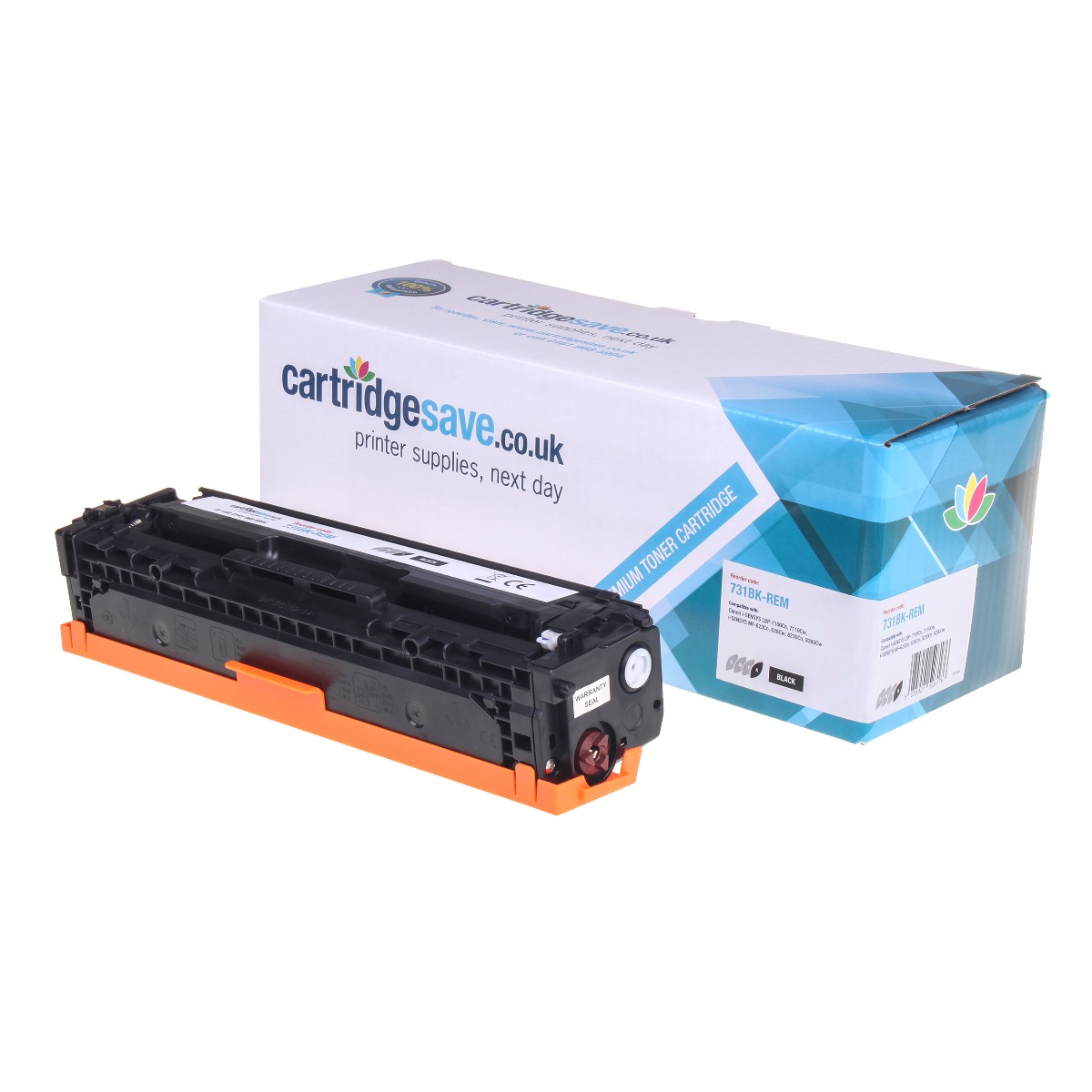 Compatible Canon 731BK Black Toner Cartridge - (6272B002)