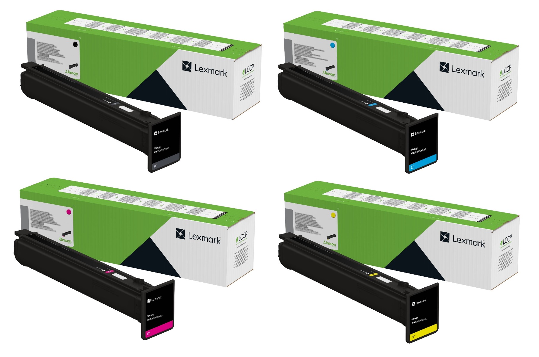 Lexmark 77L2H 4 Colour Return Program Toner Cartridge Multipack