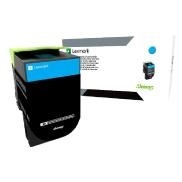 Lexmark 80C0H20 Cyan Toner Cartridge