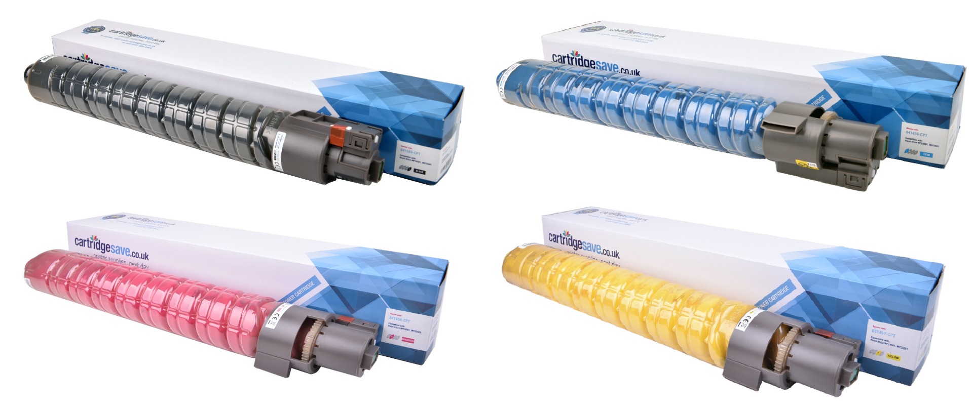 Compatible Ricoh 84145 4 Colour Toner Cartridge Multipack