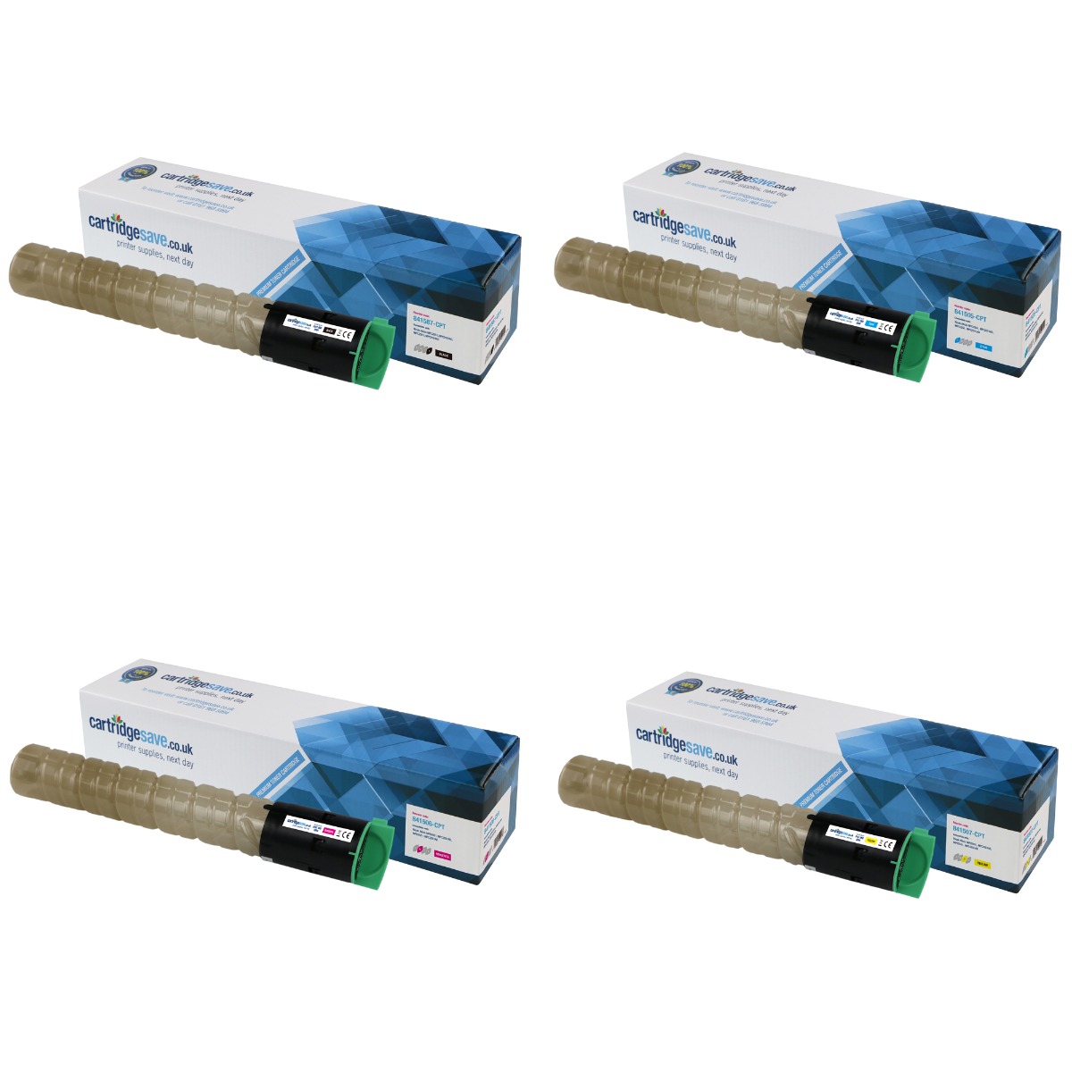 Compatible Ricoh 8415 4 Colour Toner Cartridge Multipack