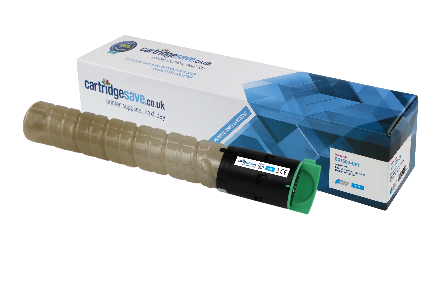 Compatible Ricoh 841505 Cyan Toner Cartridge