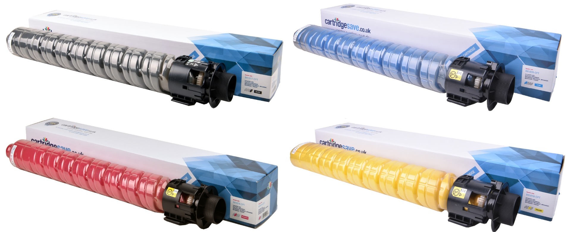 Compatible Ricoh 8418 4 Colour Toner Cartridge Multipack