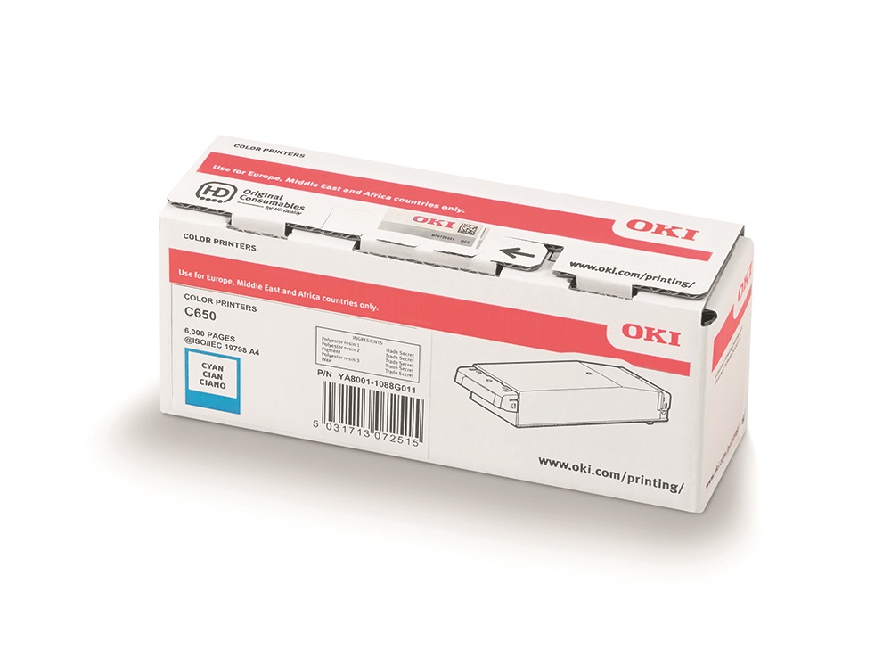 Oki 09006127 Cyan Toner - (09006127)