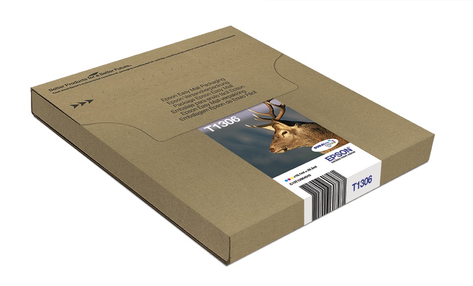 Epson T1306 Extra High Capacity 3 Colour Ink Cartridge Multipack - (Stag)