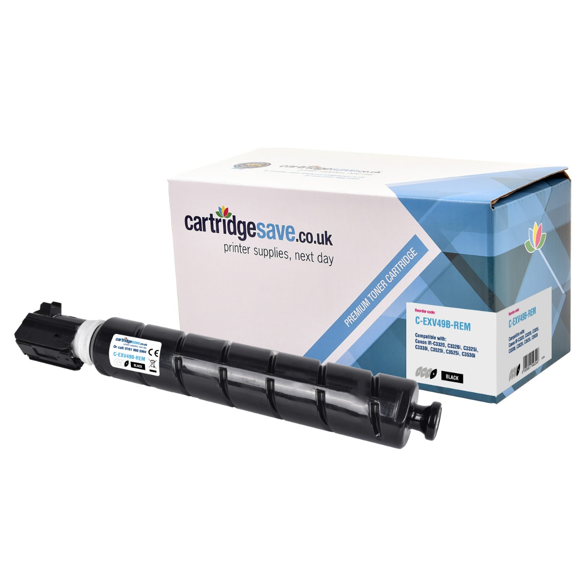 Compatible Canon C-EXV49 Black Toner Cartridge - (8524B002)