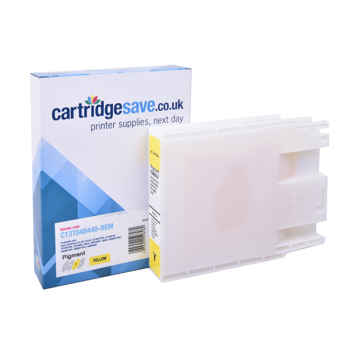 Compatible Epson T04B4 High Capacity Yellow Ink Cartridge - (C13T04B440)