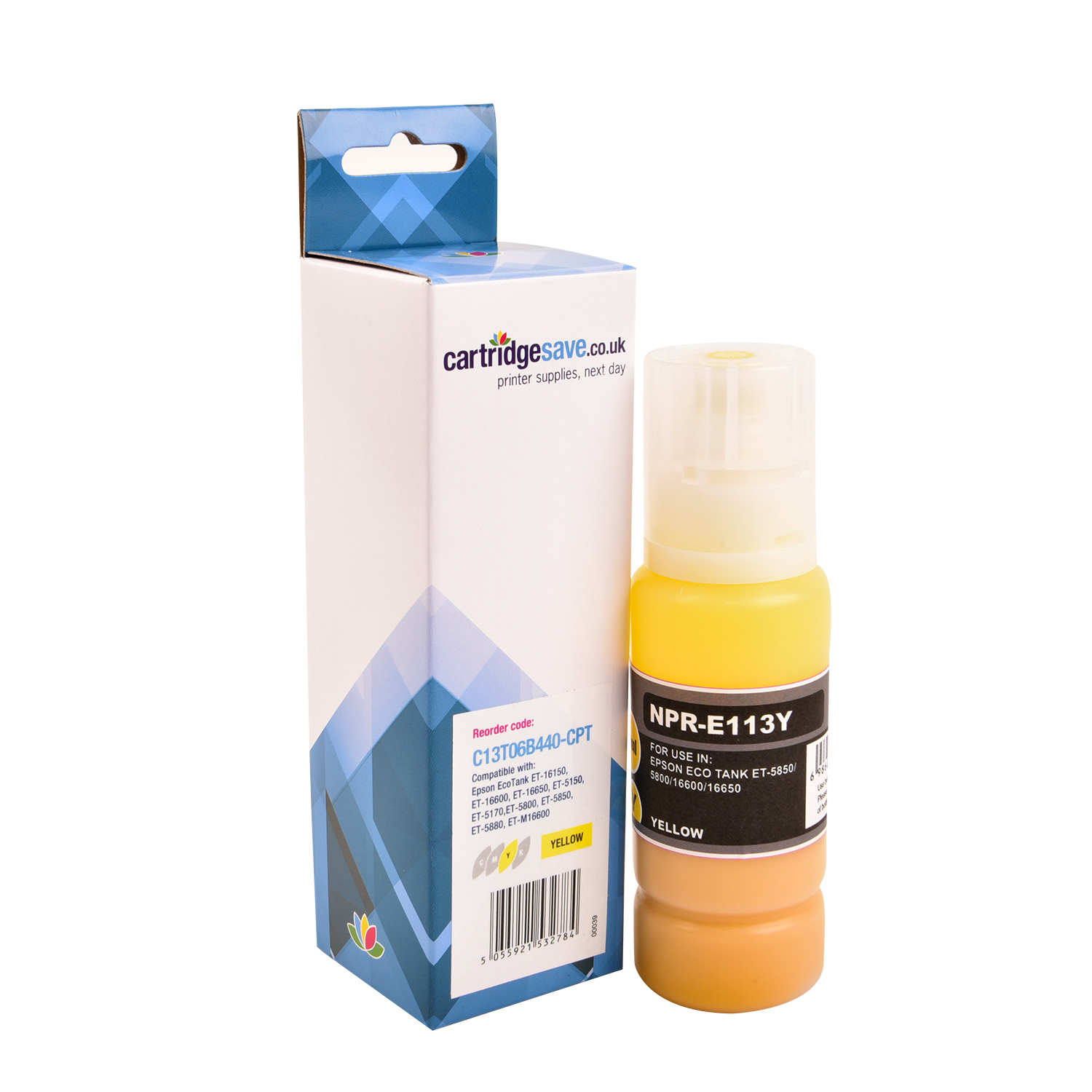 Compatible Epson 113 Yellow Ink Bottle - (C13T06B440)