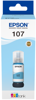 Epson 107 Light Cyan Ink Bottle - (C13T09B540)