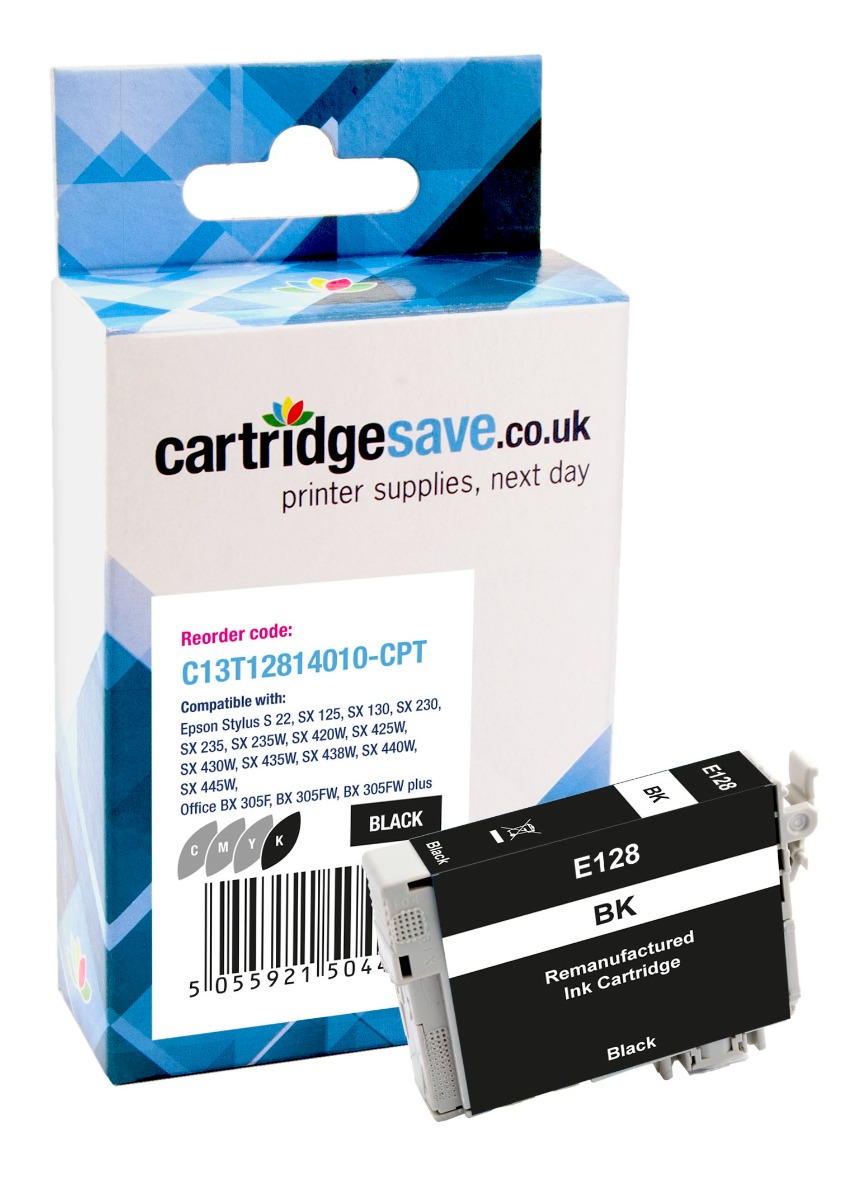 Compatible Epson T1281 Black Printer Cartridge - (Fox)