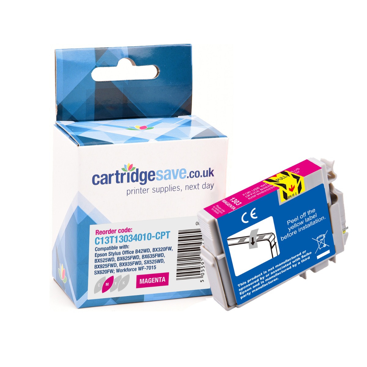 Compatible Epson T1303 Extra High Capacity Magenta Printer Cartridge - (Stag)