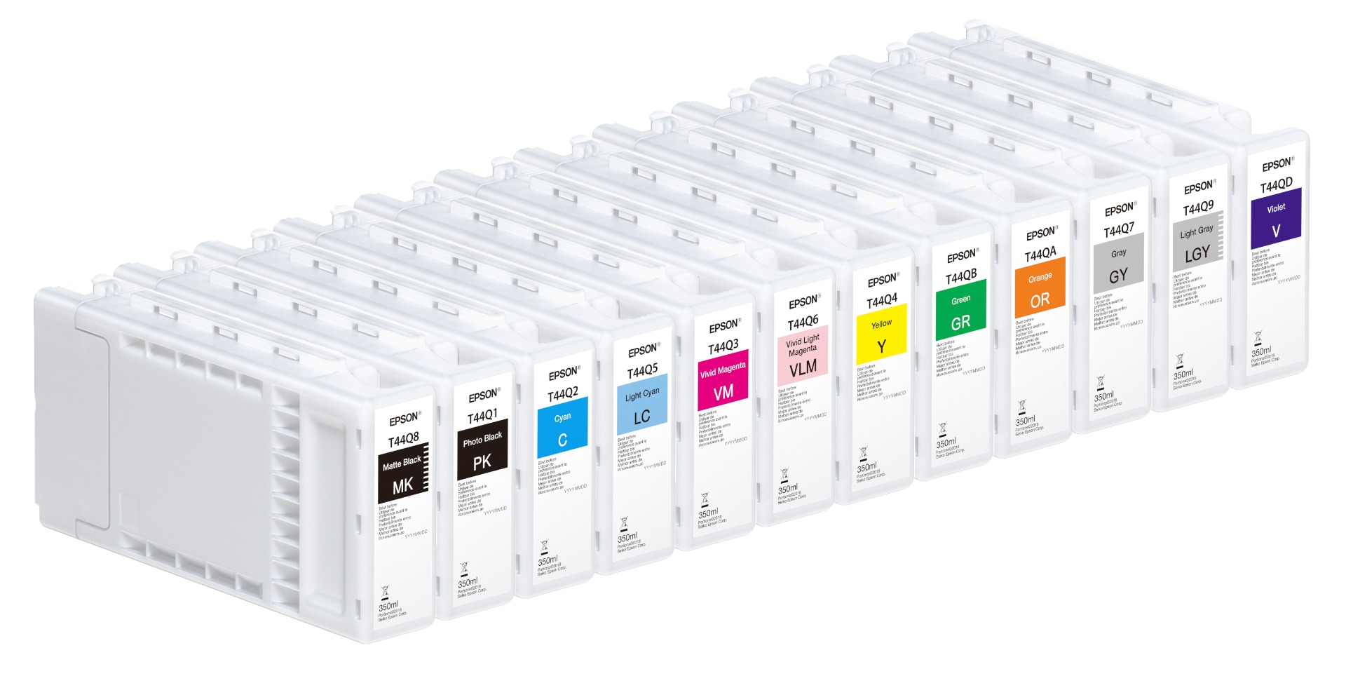 Epson T44Q 12 Colour Ink Cartridge Multipack - (C13T44Q140/420/340/440/540/640/740/840/940/A40/B40/D40)