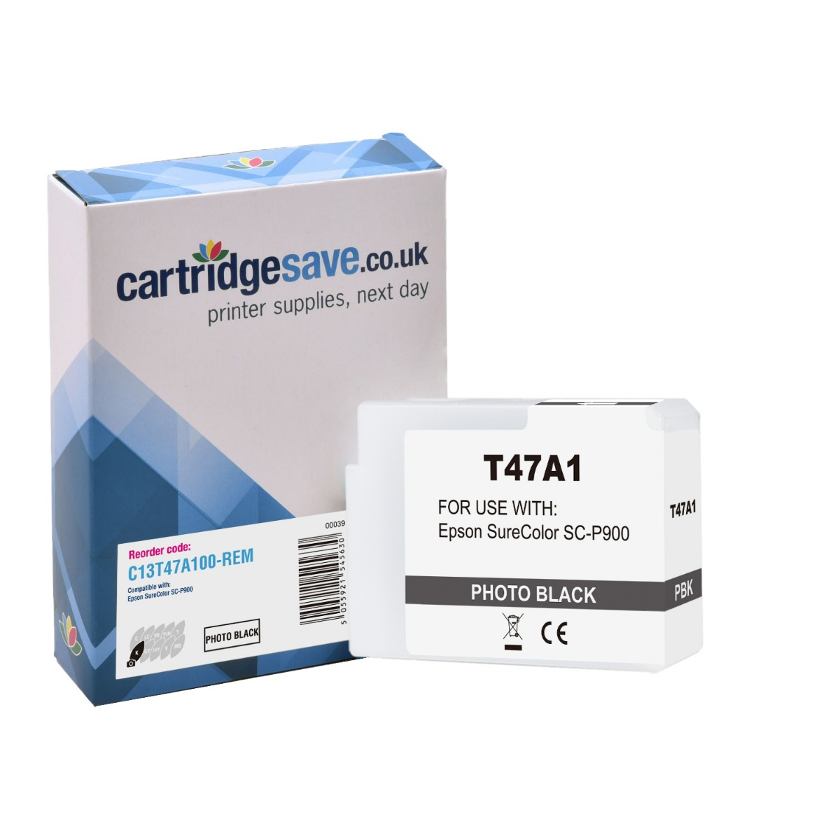 Compatible Epson T47A1 Photo Black Ink Cartridge - (C13T47A100)