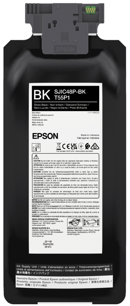 Epson SJIC48P-BK Black Ink Cartridge - (C13T55P140)