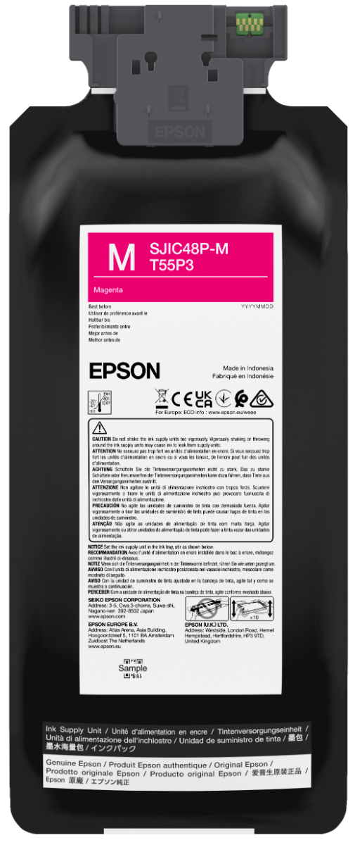 Epson SJIC48P-M Magenta Ink Cartridge - (C13T55P340)