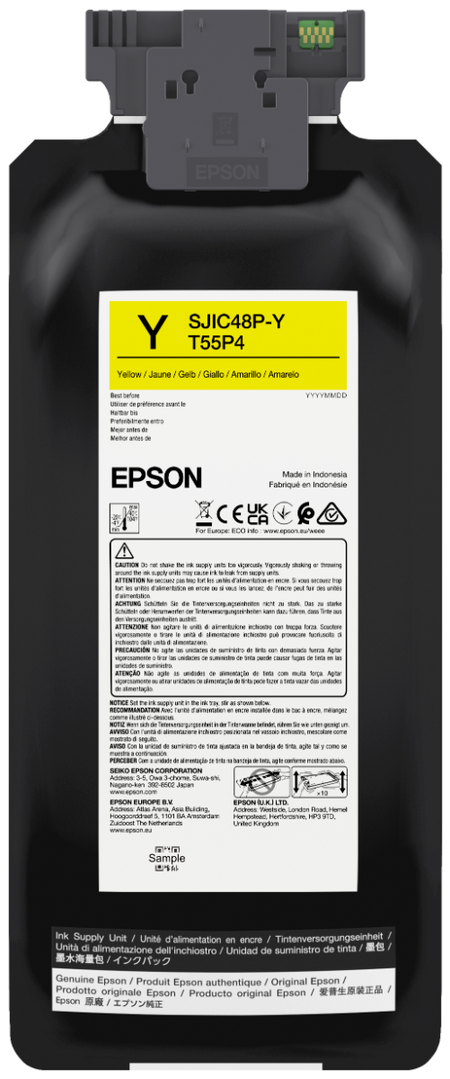 Epson SJIC48P-Y Yellow Ink Cartridge - (C13T55P440)
