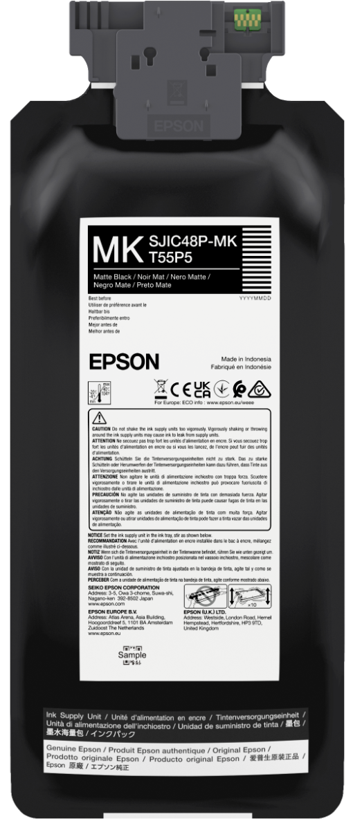 Epson C13T55P540 Matte Black Ink Cartridge - (SJIC48P-MK)